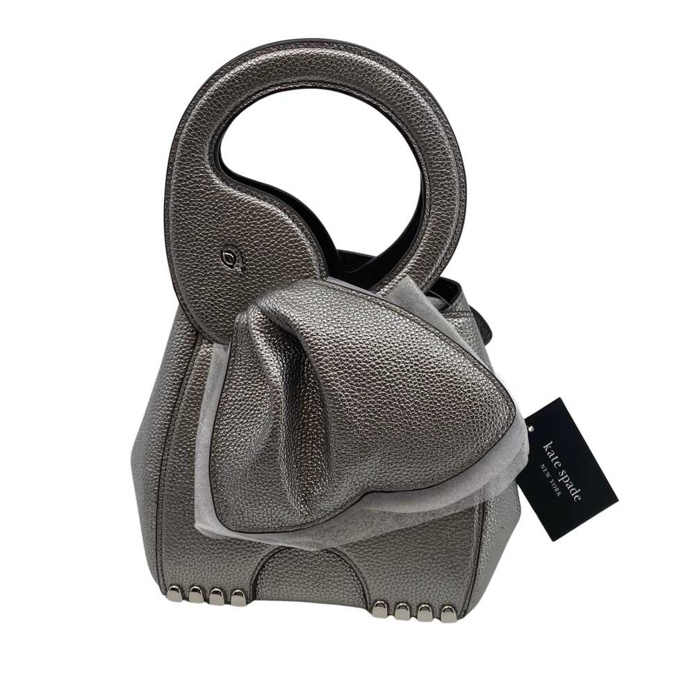 Kate Spade Silver Leather Crossbody Shoulder Bag | Classic Style
